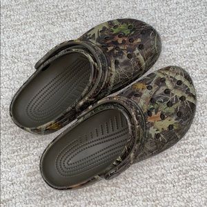 Camo Crocs Brand New